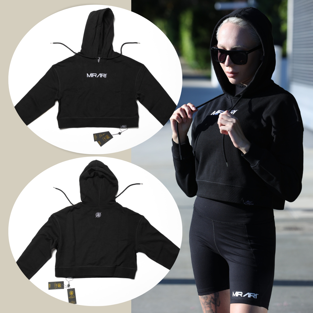 MIRARI® Cropped Hoodie for Women