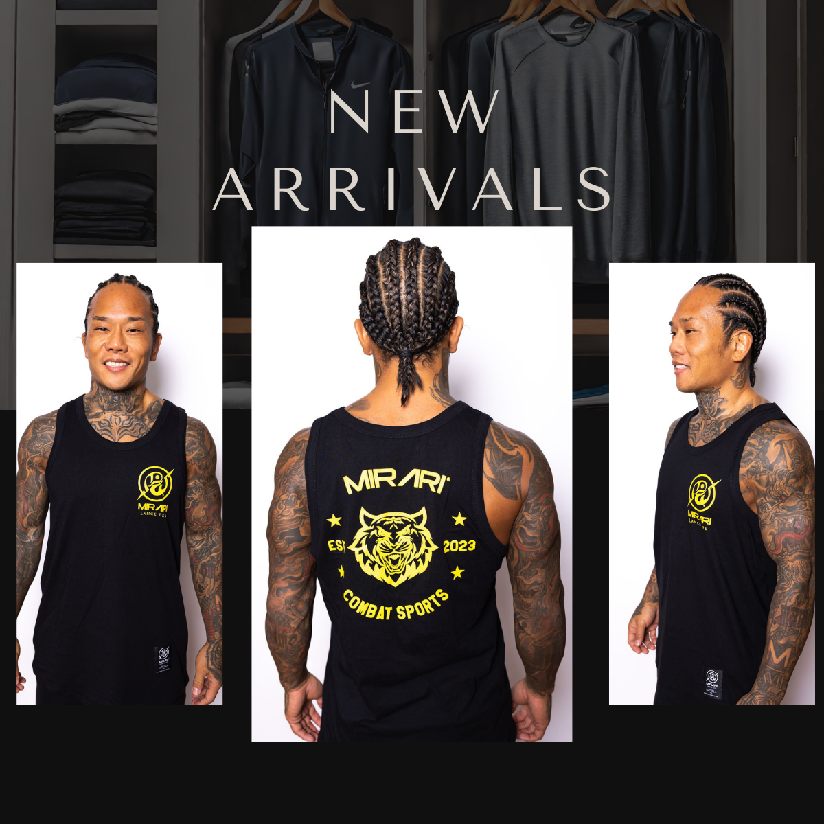 MIRARI Men Tiger Tank Tops