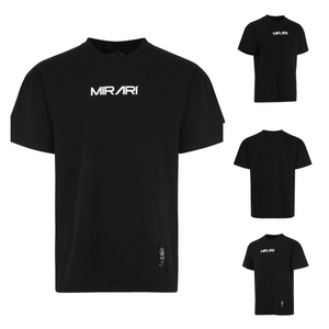 MIRARI® Unisex Oversized Black Tee