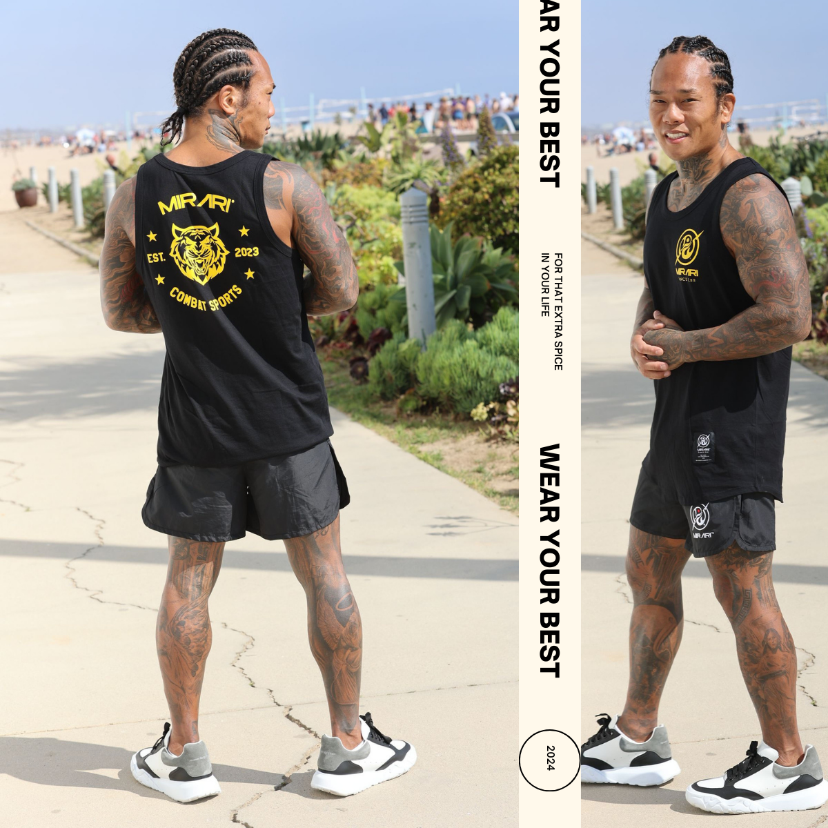 MIRARI Men Tiger Tank Tops