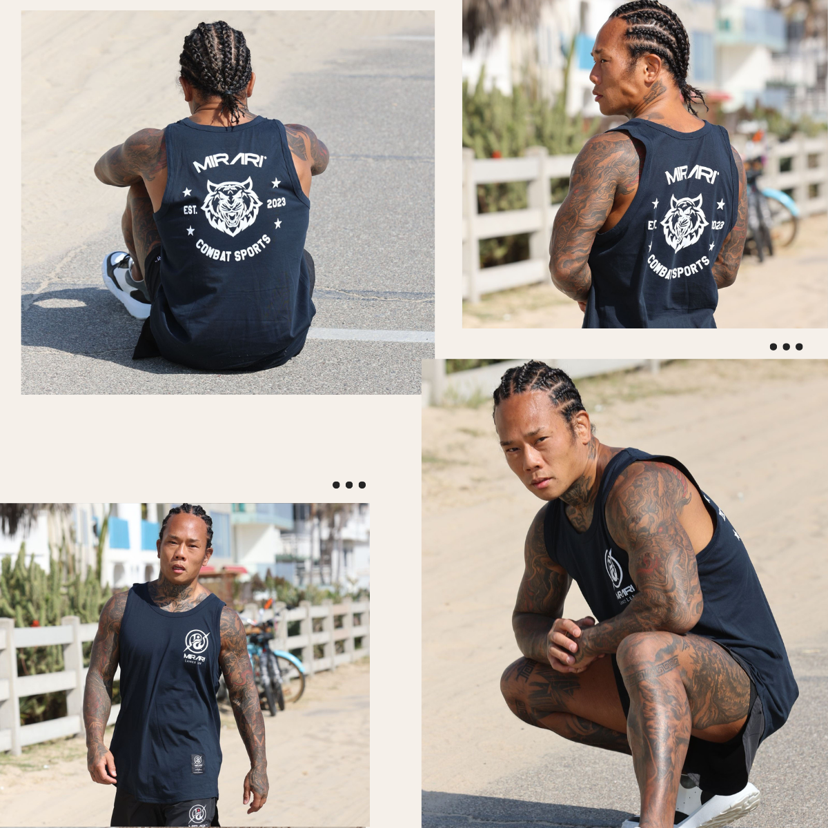 MIRARI Men Tiger Tank Tops