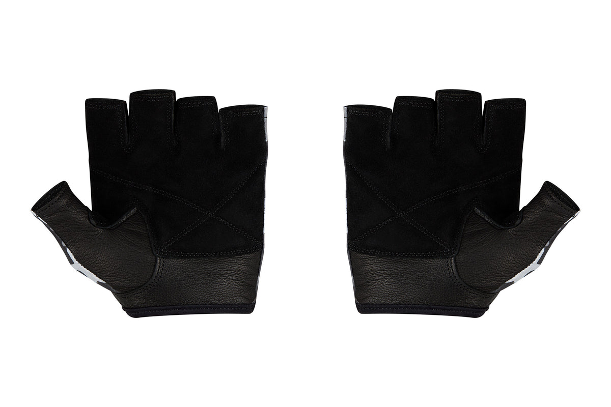 Fitness Gloves; Black Camo Leather US PATENT D892411