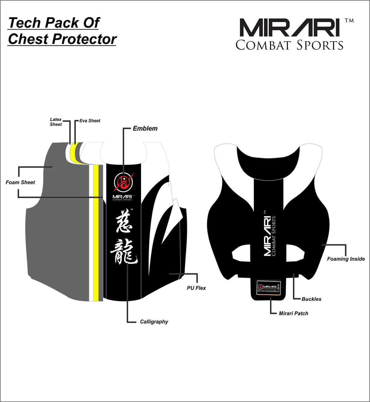 MIRARI® Boxing Body Protector Lightweight Version