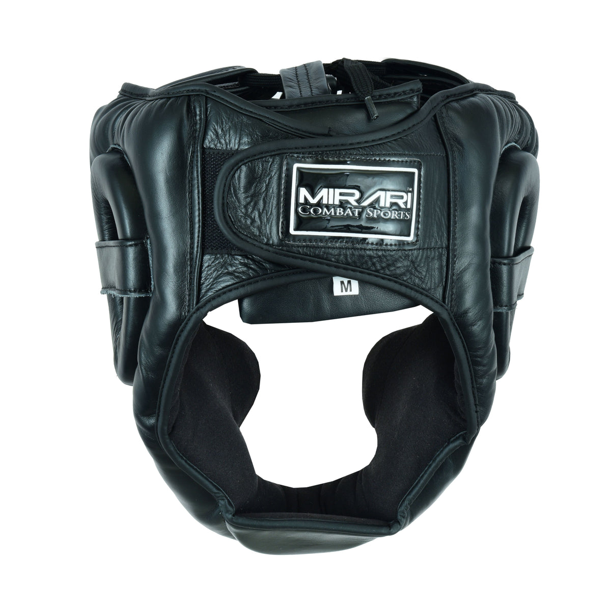 MIRARI® Head Guard with Chin Protector Black