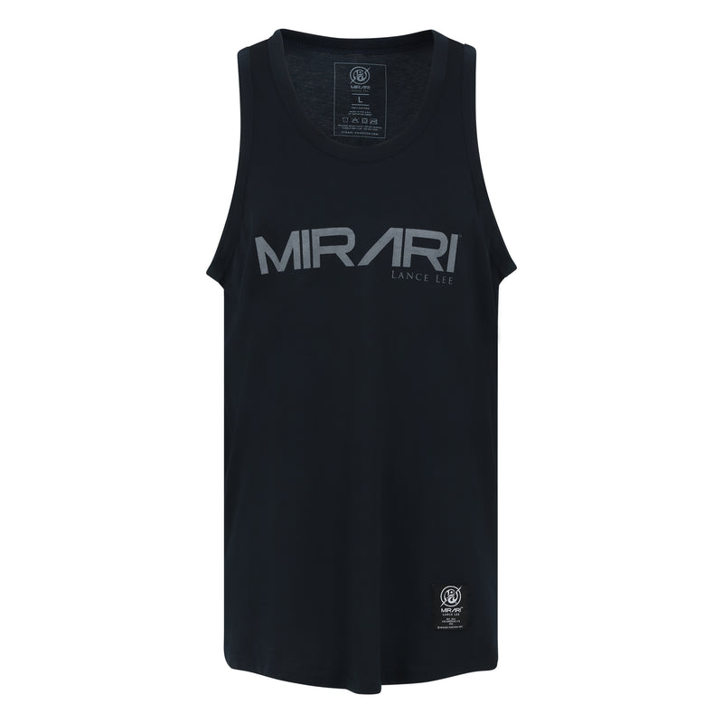 MIRARI® Front MIRARI, Full Emblem Back Men Tank Tops
