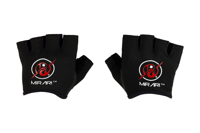 Fitness Gloves Ribbed; Black Leather US PATENT D892411