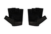 Fitness Gloves Ribbed; Black Leather US PATENT D892411