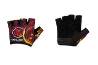 Fitness Gloves; Graphics; Maroon Gold Leather US PATENT D892411