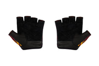 Fitness Gloves; Graphics; Maroon Gold Leather US PATENT D892411