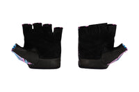 Fitness Gloves; Graphics; Pink Baby Blue Leather US PATENT D892411