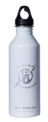 MIRARI® // Divine Warrior® Collection Water Bottle White with Silver Label